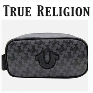 True Religion Coda Horseshoe Logo Dopp Bag